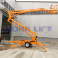 Towable Cherry Picker For Sale Trailer Mounted Mini Boom Lift With Ce Iso